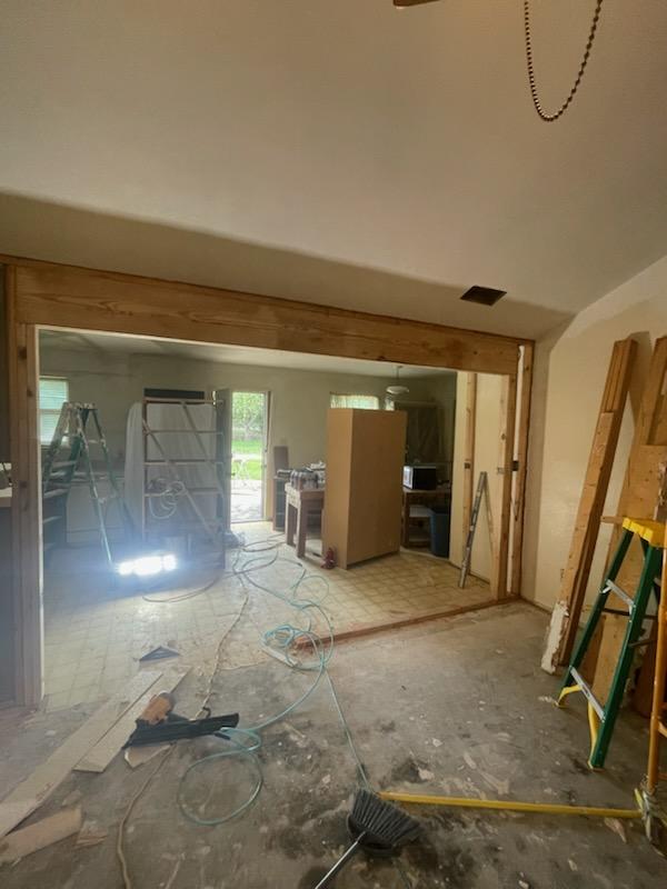 Active remodel - wall removal